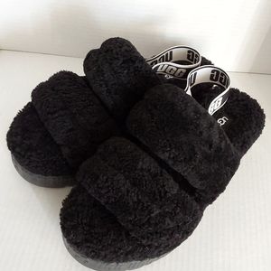 UGG slippers  Platform Women's Size 11 color Black